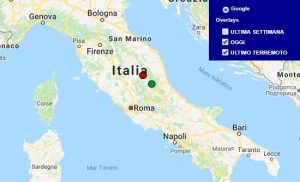 Terremoto oggi Lazio 10 marzo 2018, scossa M 2.1 provincia di Rieti - Dati Ingv