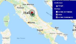 Terremoto oggi Marche 21 marzo 2018, scossa M 2.7 provincia di Macerata - Dati Ingv