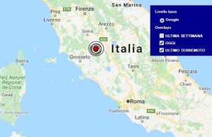 Terremoto oggi Toscana 30 marzo 2018, scossa M 2.9 provincia di Siena - Dati Ingv
