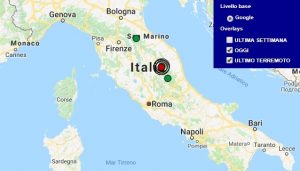 Terremoto oggi Marche 12 aprile 2018, scossa M 2.5 provincia di Macerata - Dati Ingv