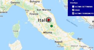 Terremoto oggi Abruzzo 14 aprile 2018, scossa M 2.2 provincia dell'Aquila - Dati Ingv