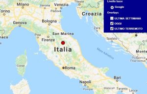 Terremoto oggi Umbria 21 aprile 2018, scossa M 2.0 provincia di Perugia - Dati Ingv