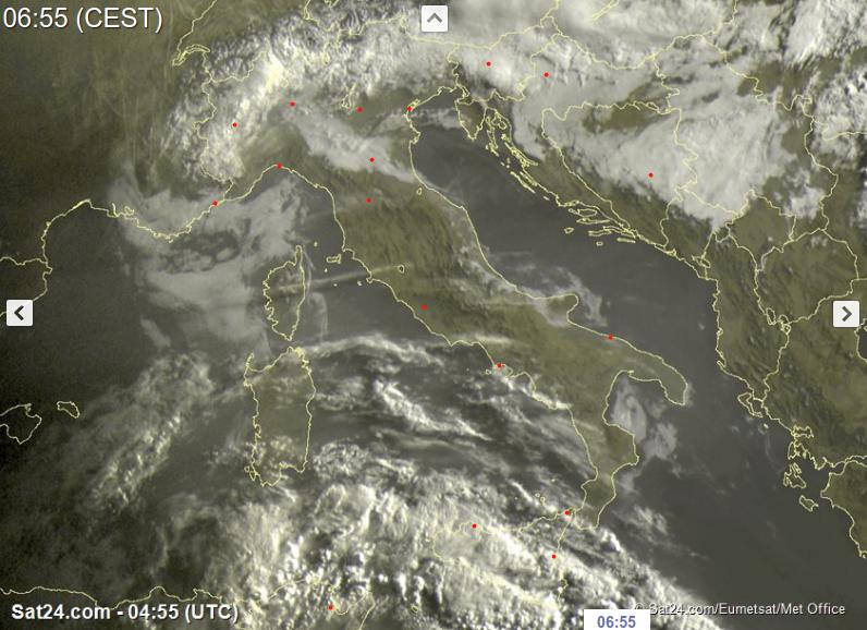 METEO LIVE oggi 27 aprile: locali piogge sull'Italia - sat24.com METEO LIVE oggi 27 aprile: locali piogge sull'Italia - sat24.com