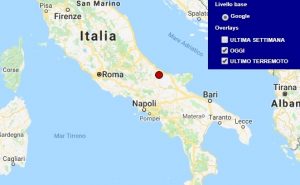 Terremoto oggi Molise 27 aprile 2018, scossa M 2.1 provincia di Campobasso - Dati Ingv