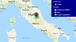 Terremoto oggi Marche, 3 maggio 2018, scossa M 2.5 provincia di Macerata - Dati Ingv