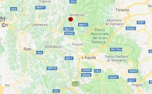 Terremoto oggi Lazio 10 maggio 2018, scossa M 2.0 provincia di Rieti - Dati Ingv