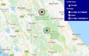 Terremoto oggi Lazio, 18 maggio 2018, scossa M 2.6 ad Amatrice, provincia di Rieti - Dati Ingv
