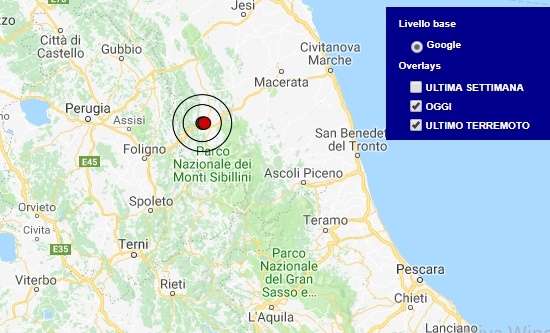 Risultati immagini per terremoto 21 maggio 2018 marche