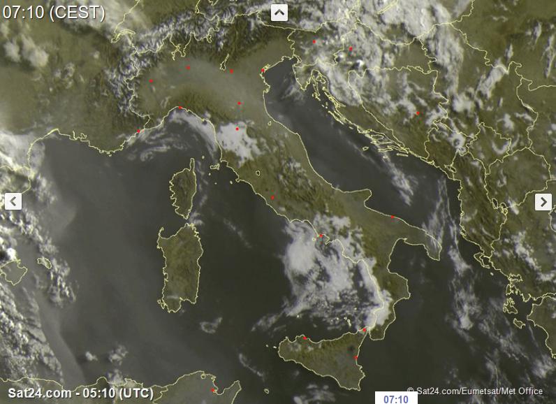 Tempo stabile e soleggiato con temperature in aumento - sat24.com Tempo stabile e soleggiato con temperature in aumento - sat24.com