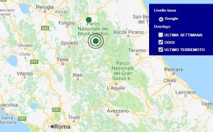 Terremoto oggi Umbria, 2 giugno 2018, scossa M 2.9 provincia di Perugia - Dati Ingv