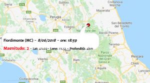 Terremoto oggi, scossa in provincia di Macerata
