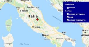 Terremoto oggi Marche 13 giugno 2018, scossa M 2.5 provincia di Macerata - Dati Ingv