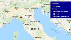 Terremoto oggi Emilia Romagna 27 giugno 2018, scossa M 2.2 provincia di Parma - Dati Ingv