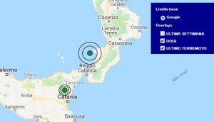 Terremoto oggi Calabria 30 luglio 2018, scossa M 3.7 costa calabra sud occidentale - Dati Ingv
