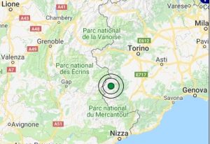 Terremoto oggi Piemonte 3 agosto 2018, scossa M 3.0 provincia di Cuneo - Dati Ingv