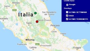 Terremoto oggi Lazio 8 agosto 2018, scossa M 2.2 provincia di Rieti - Dati Ingv