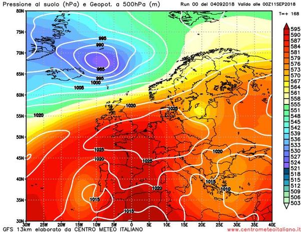 Anticiclone in rimonta con tempo stabile e caldo in aumento?