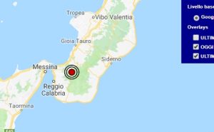 Terremoto oggi Calabria 14 settembre 2018, scossa M 2.4 provincia di Reggio Calabria - Dati Ingv