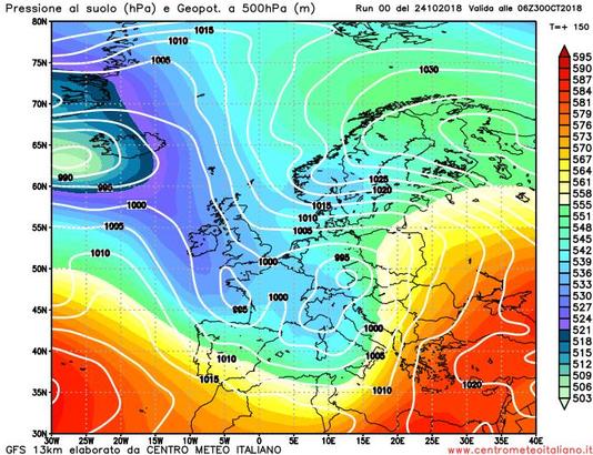 Maltempo autunnale sull'Italia per la fine di ottobre Maltempo autunnale sull'Italia per la fine di ottobre
