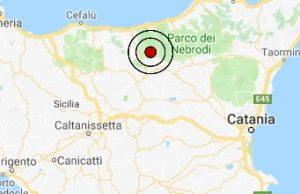 Terremoto oggi Sicilia 26 ottobre 2018, scossa M 3.3 provincia di Messina - Dati Ingv