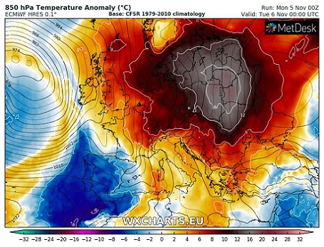 Temperature europa