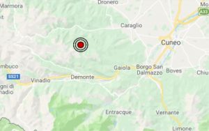 Terremoto oggi Piemonte 12 novembre 2018 