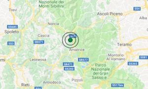 Terremoto oggi Lazio 15 novembre 2018