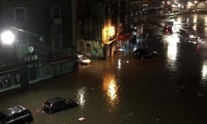 alluvione maltempo catania