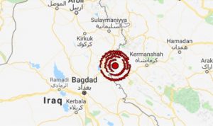 Terremoto oggi tra Iran e Iraq, domenica 25 novembre 2018