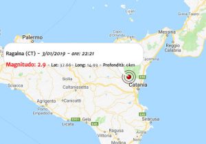 Terremoto in Sicilia, scossa in provincia di Catania