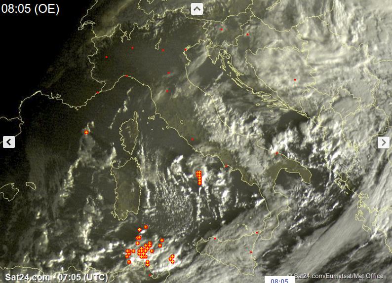 Ancora piogge e neve al Centro-Sud, freddo su tutta la Penisola - sat24.com Ancora piogge e neve al Centro-Sud, freddo su tutta la Penisola - sat24.com
