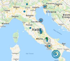 Terremoto oggi Italia 11 gennaio 2019
