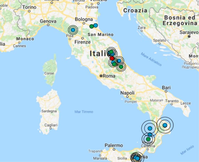 Terremoto oggi Marche 24 gennaio 2019, scossa M 2.1 provincia Ascoli Piceno – Dati Ingv