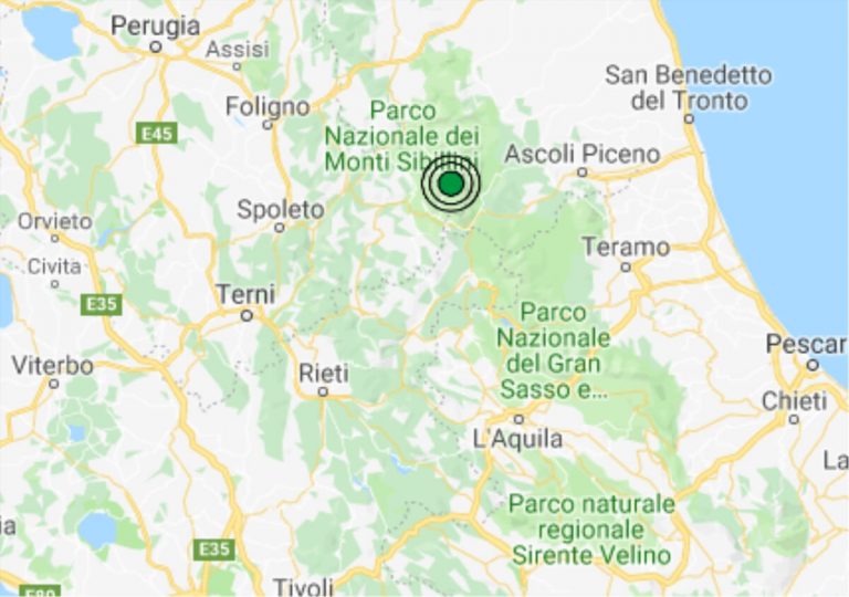 Terremoto oggi Marche 29 gennaio 2019, scossa M 2.3 in provincia Macerata – Dati Ingv