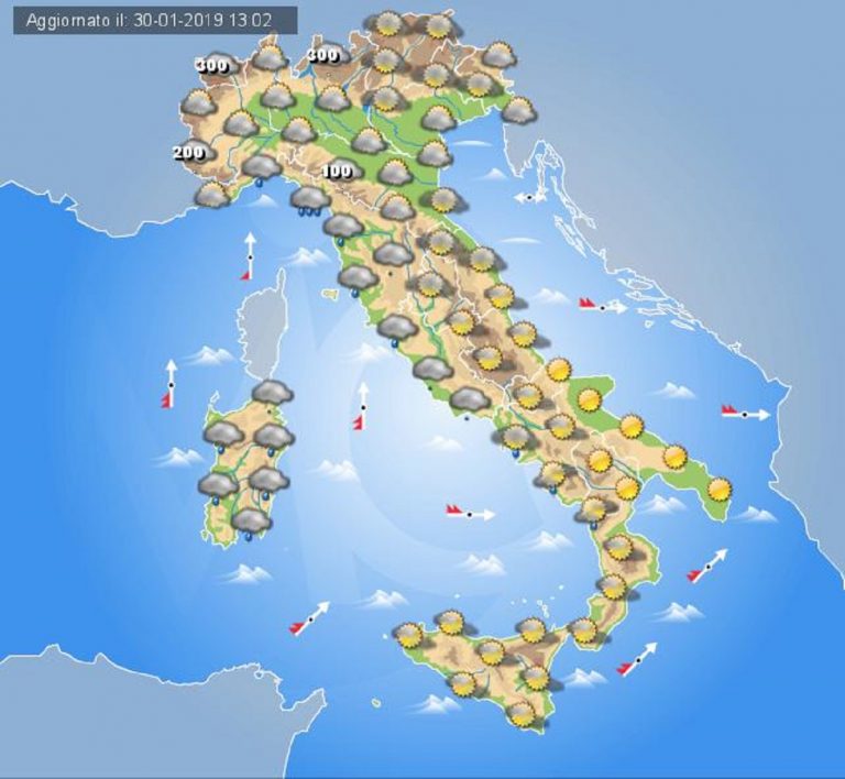 Meteo Domani 31 Gennaio 2019: permangono condizioni di ...