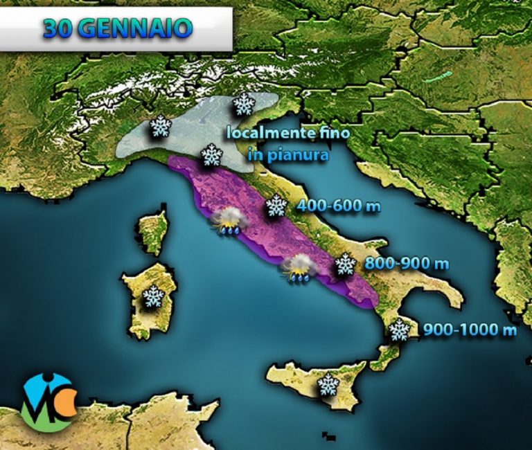 Neve In Arrivo In Alcune Citta Del Centro E Del Nord Italia Vediamo Maggiori Dettagli