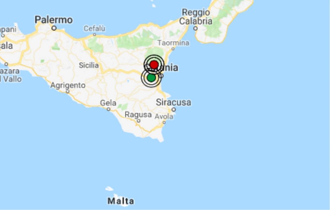 Terremoto oggi Sicilia 2 febbraio 2019: scossa M 3.4 in provincia di Catania | Dati Ingv ...