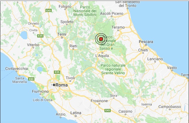 Terremoto oggi Abruzzo, 3 febbraio 2019: scossa M 2.6 in provincia de L’Aquila | Dati INGV Terremoto oggi Abruzzo, 3 febbraio 2019: scossa M 2.6 in provincia de L’Aquila | Dati INGV