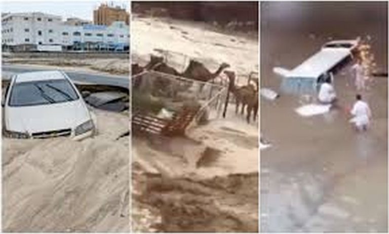 Maltempo in Arabia Saudita: piogge torrenziali sconvolgono il Paese, ci sono vittime Maltempo in Arabia Saudita: piogge torrenziali sconvolgono il Paese, ci sono vittime