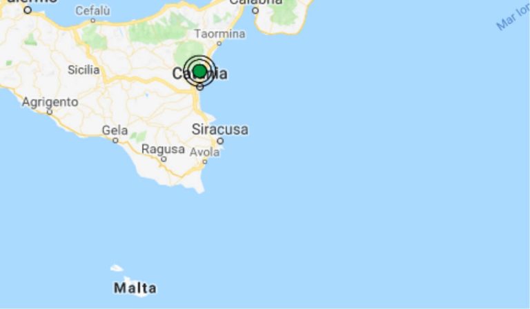 Terremoto oggi Sicilia 7 febbraio 2019, scossa M 2.4 in provincia di Catania – Dati Ingv