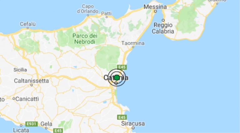 Terremoto oggi Sicilia 9 febbraio 2019, scossa M 2.9 provincia di Catania – Dati Ingv