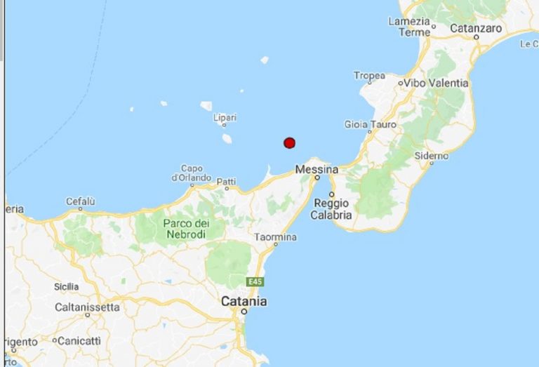 Terremoto oggi Sicilia, domenica 17 febbraio 2019: scossa M 2.1 Costa Siciliana Nord Orientale. Dati INGV
