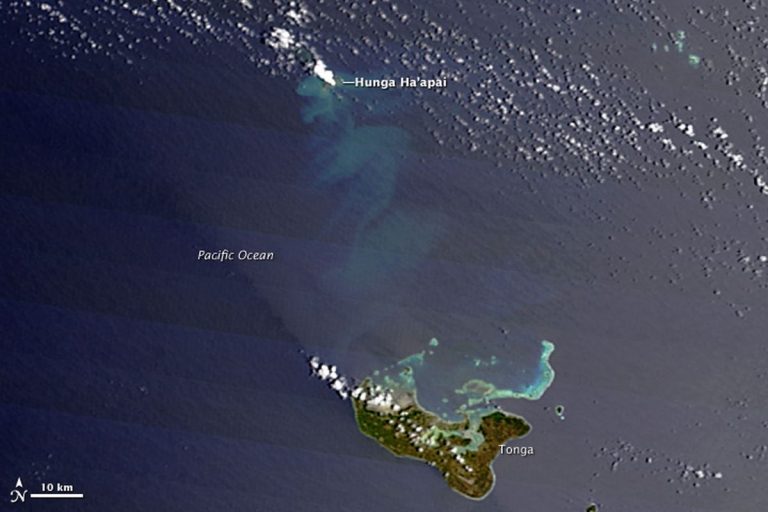 Nuova isola vulcanica: vicino Tonga qualcosa di inaspettato