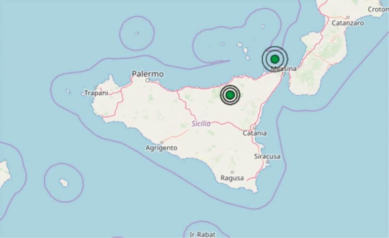 Terremoto oggi Sicilia 27 febbraio 2019, scossa M 2.5 provincia di Messina – Dati Ingv