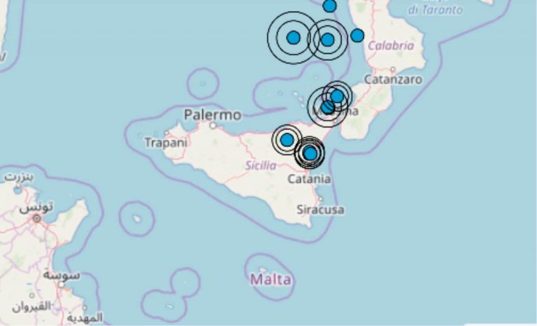 Terremoto oggi Sicilia 1 marzo 2019, scossa M 2.3 in provincia Catania – Dati Ingv