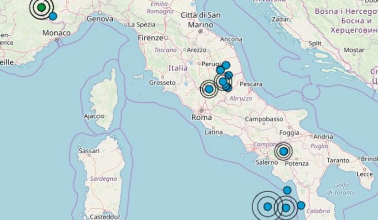 Terremoto oggi Italia, domenica 3 marzo 2019: le ultime scosse registrate in Italia – Dati Ingv