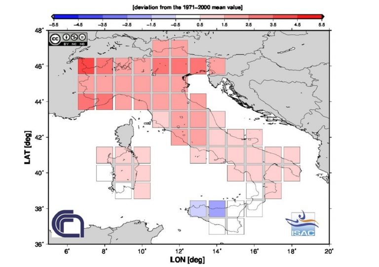 Clima Febbraio 2019: mese molto secco in Italia e temperature al di sopra delle medie