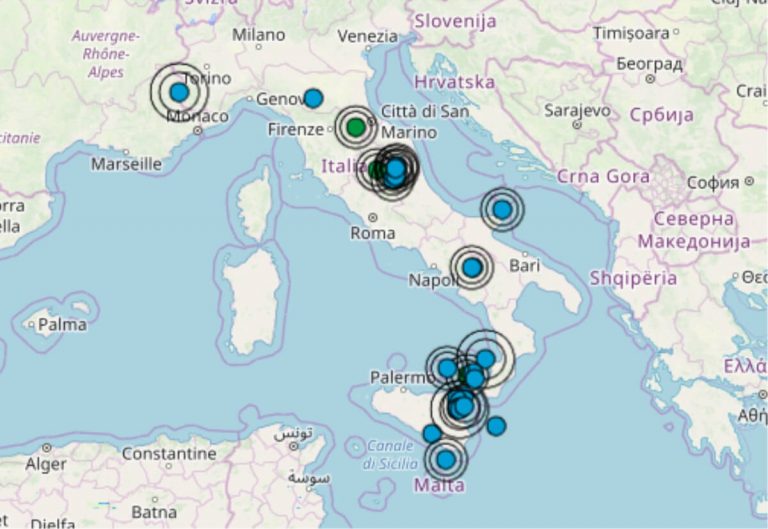 Terremoto oggi Italia, 8 marzo 2019: le ultime scosse registrate | Dati INGV