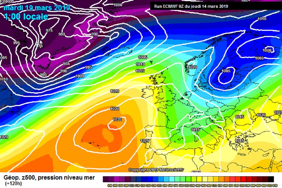 Nuovo peggioramento meteo per il modello ECMWF durante la prossima settimana - meteociel.fr