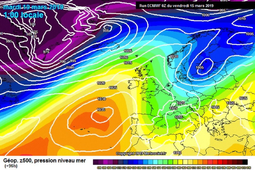 Nuovo peggioramento meteo per il modello ECMWF durante la prossima settimana - meteociel.fr